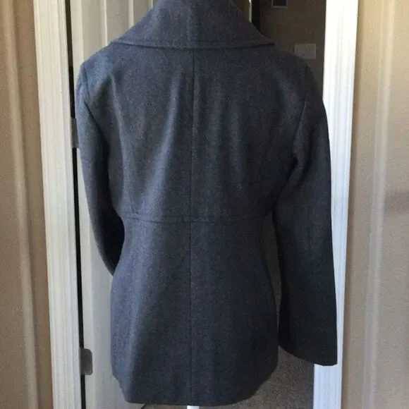 Michael Kors Wool Blend Pea-Coat Size Sm - Picture 4 of 7